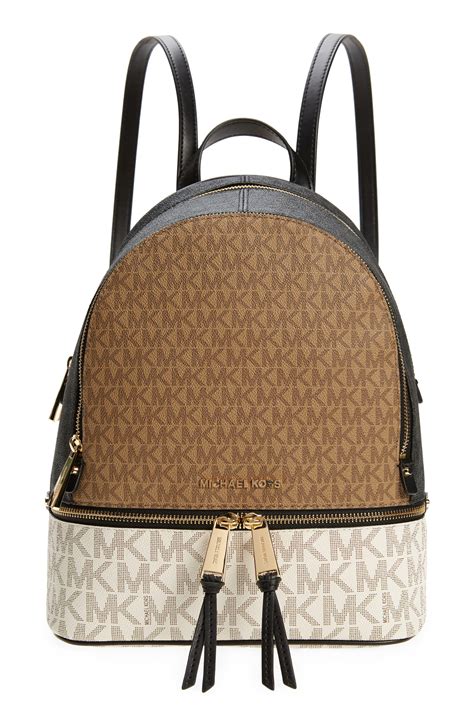 rea michael kors|michael kors rhea backpack.